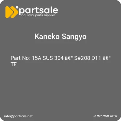 kaneko-sangyo-15a-sus-304-a-s208-d11-a-tf