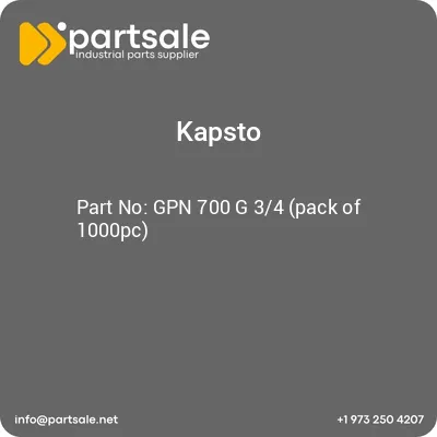 kapsto-gpn-700-g-34-pack-of-1000pc