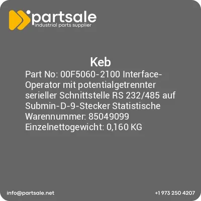 00f5060-2100-interface-operator-mit-potentialgetrennter-serieller-schnittstelle-rs-232485-auf-submin-d-9-stecker-statistische-warennummer-85049099-einzelnettogewicht-0160-kg