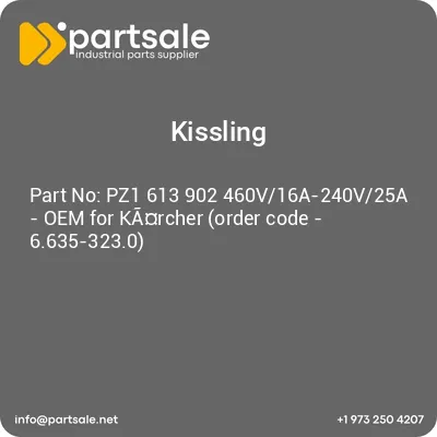 pz1-613-902-460v16a-240v25a-oem-for-karcher-order-code-6635-3230