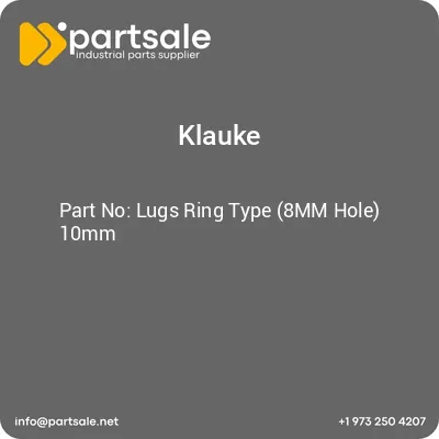 klauke-lugs-ring-type-8mm-hole-10mm