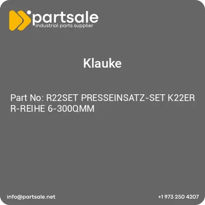 klauke-r22set-presseinsatz-set-k22er-r-reihe-6-300qmm