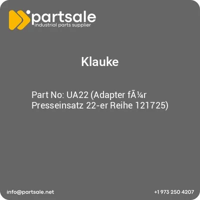 klauke-ua22-adapter-fa14r-presseinsatz-22-er-reihe-121725