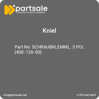 kniel-schraubklemml-3-pol-400-120-00