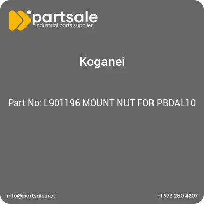 l901196-mount-nut-for-pbdal10