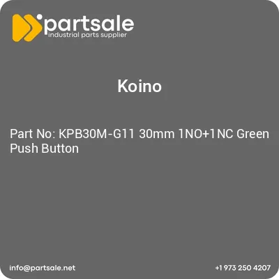 kpb30m-g11-30mm-1no1nc-green-push-button