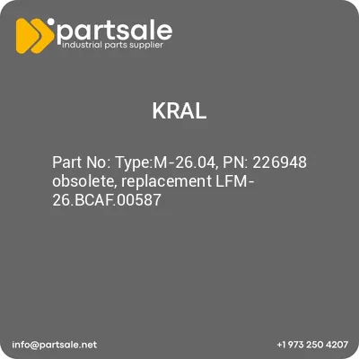 kral-typem-2604-pn-226948-obsolete-replacement-lfm-26bcaf00587