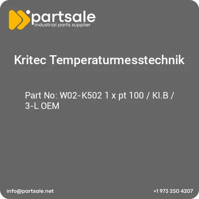 w02-k502-1-x-pt-100-kib-3-l-oem