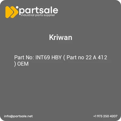 int69-hby-part-no-22-a-412-oem