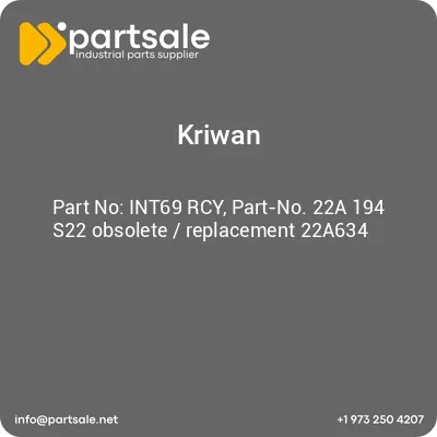 int69-rcy-part-no-22a-194-s22-obsolete-replacement-22a634