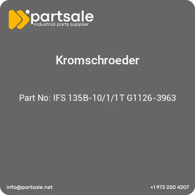 kromschroeder-ifs-135b-1011t-g1126-3963