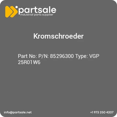 kromschroeder-pn-85296300-type-vgp-25r01w6