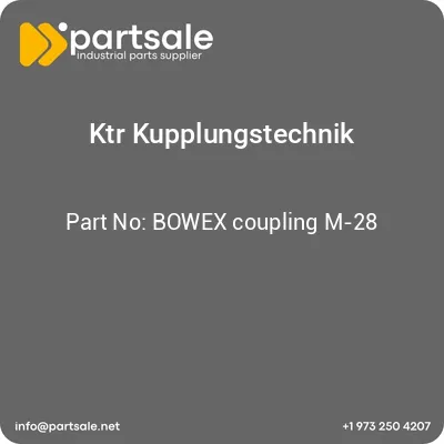 ktr-kupplungstechnik-bowex-coupling-m-28