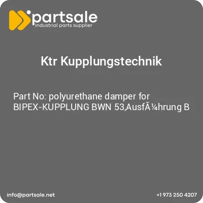 polyurethane-damper-for-bipex-kupplung-bwn-53ausfa14hrung-b