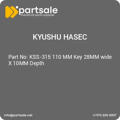 kyushu-hasec-kss-315-110-mm-key-28mm-wide-x-10mm-depth