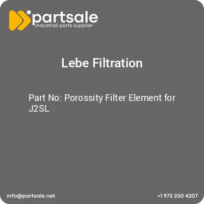 lebe-filtration-porossity-filter-element-for-j2sl