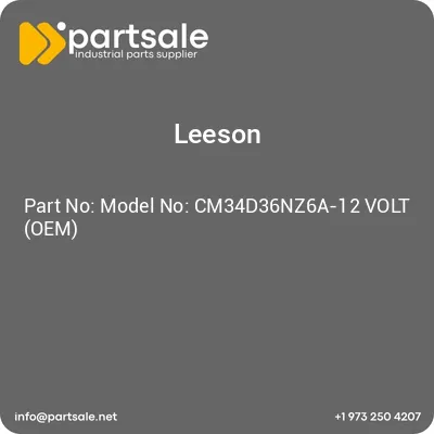 model-no-cm34d36nz6a-12-volt-oem