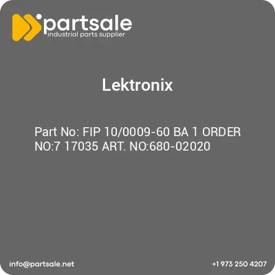 lektronix-fip-100009-60-ba-1-order-no7-17035-art-no680-02020