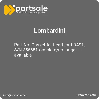 gasket-for-head-for-lda91-sn358651-obsoleteno-longer-available