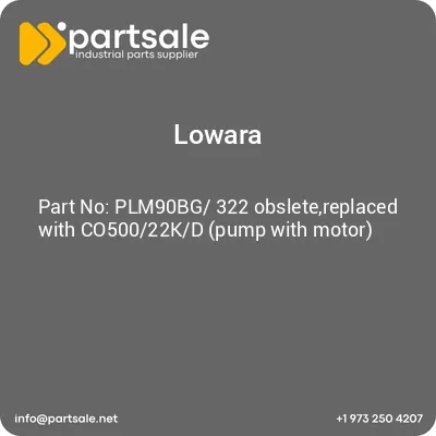 lowara-plm90bg-322-obsletereplaced-with-co50022kd-pump-with-motor