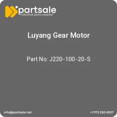 luyang-gear-motor-j220-100-20-s