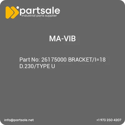 26175000-bracketi18-d230type-u