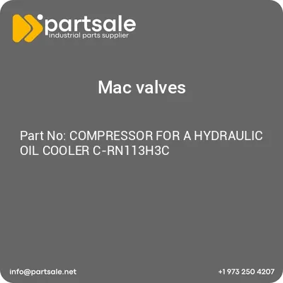 compressor-for-a-hydraulic-oil-cooler-c-rn113h3c