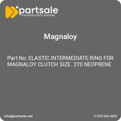 elastic-intermediate-ring-for-magnaloy-clutch-size-270-neoprene