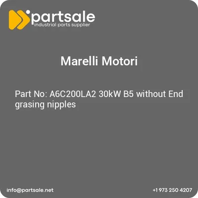a6c200la2-30kw-b5-without-end-grasing-nipples