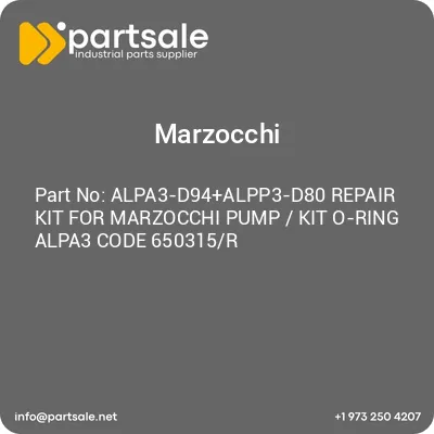 alpa3-d94alpp3-d80-repair-kit-for-marzocchi-pump-kit-o-ring-alpa3-code-650315r