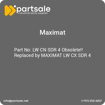 lw-cn-sdr-4-obsolete-replaced-by-maximat-lw-cx-sdr-4