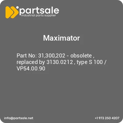 maximator-31300202-obsolete-replaced-by-31300212-type-s-100-vp540090