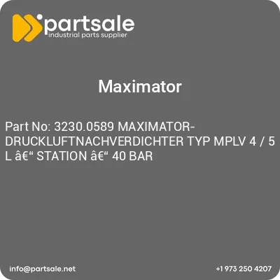 32300589-maximator-druckluftnachverdichter-typ-mplv-4-5-l-a-station-a-40-bar