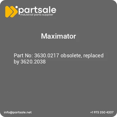 maximator-36300217-obsolete-replaced-by-36202038