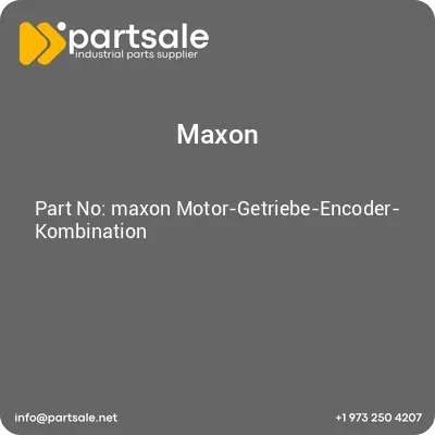 maxon-motor-getriebe-encoder-kombination