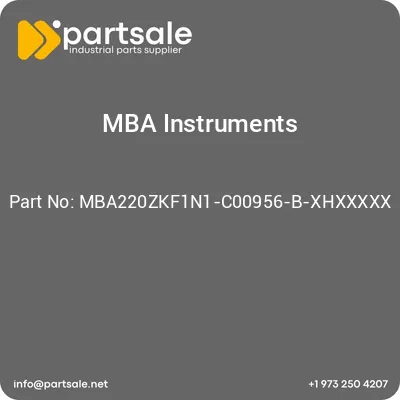 mba-instruments-mba220zkf1n1-c00956-b-xhxxxxx