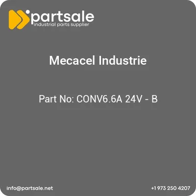 mecacel-industrie-conv66a-24v-b