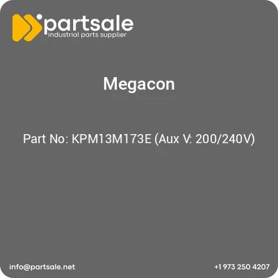 megacon-kpm13m173e-aux-v-200240v