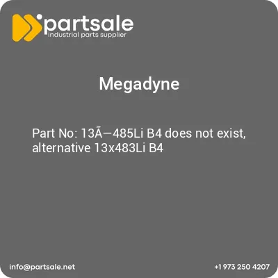 megadyne-13a485li-b4-does-not-exist-alternative-13x483li-b4