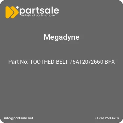 toothed-belt-75at202660-bfx