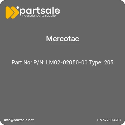 mercotac-pn-lm02-02050-00-type-205