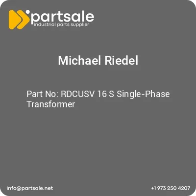 rdcusv-16-s-single-phase-transformer