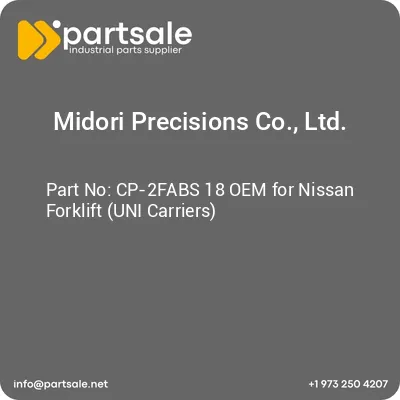 midori-precisions-co-ltd-cp-2fabs-18-oem-for-nissan-forklift-uni-carriers