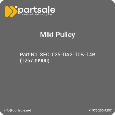 miki-pulley-sfc-025-da2-10b-14b-125709900