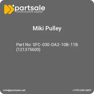 miki-pulley-sfc-030-da2-10b-11b-121375600