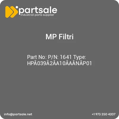mp-filtri-pn-1641-type-hpa039a2aa10aaanap01
