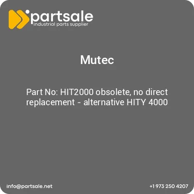 mutec-hit2000-obsolete-no-direct-replacement-alternative-hity-4000