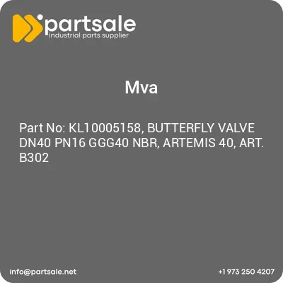 mva-kl10005158-butterfly-valve-dn40-pn16-ggg40-nbr-artemis-40-art-b302