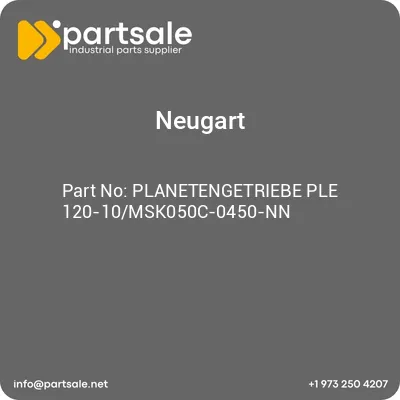 neugart-planetengetriebe-ple-120-10msk050c-0450-nn