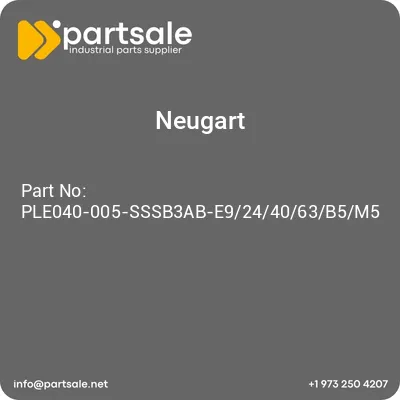 neugart-ple040-005-sssb3ab-e9244063b5m5